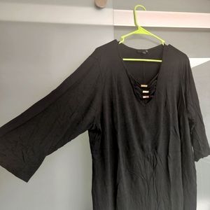 Ryan Wythe Women's Top 3X Black with Silver